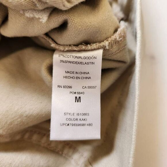 Isaac Mizrahi M cream button up collared blazer womens tan - Picture 5 of 7